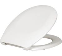 COPRIVASO RESINA SEDILE WC BIANCO BRIXO CHIUSURA AMMORTIZZATA (21557)