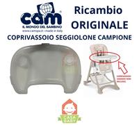 Coprivassoio Seggiolone Pappa Campione Cam Bianco Trasparente Ricambio Originale