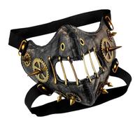 Copriviso Cosplay Con Ingranaggi In Metallo E Rivetti Regolabile, Da | Copriviso In Halloween Carnevale, Cosplay, Feste, Spettacoli, Scherzi, Halloween, Teatro E Altri Even