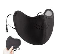 Copriviso invernale - Maschera calda traspirante antivento e resistente al freddo, mezzo passamontagna in pile termico | Equipaggiamento di protezione esterna, per uomo donna Motocicletta Equitazione