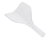 Copriviso per Parrucchieri, Maschera Scudo per Tintura Taglio Capelli Copri Protezione per Occhi Taglio Lacca per Capelli, per Strumenti per Lo Styling del Salone Forniture per(bianco trasparente)