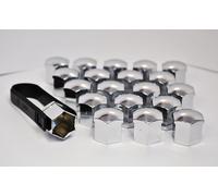 Coprivite In Lega Esagonale 20 X 19MM Chrome + Strumento Di Rimozione Audi Q7