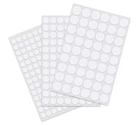 Copriviti bianco, autoadesivo, 1160 pezzi, tappi di copertura autoadesivi, bianchi, per viti, mobili, 3 dimensioni