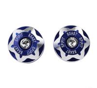 Copriviti per targa Motorcycle 6MM Usura Copriviti per targa(Blue) | Design aerodinamico, resistenza per vento, protezione viti, finitura colorata, moto