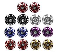 Copriviti per targa Motorcycle 6MM Usura Copriviti per targa(set) | Design aerodinamico, resistenza per vento, protezione viti, finitura colorata, moto