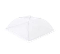coprivivande per alimenti 1-4 pezzi Coprivivande in rete pieghevole da cucina, tenda a cupola, ombrellone da picnic, copripiatti, accessori da cucina(White-43x43cm,4PCS)