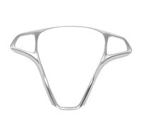 Coprivola per Volante, Aramox Fibra di Carbonio Interni Placcatura per Cromatura Pulsante Cornice per W447 2014-2017 (Argento)