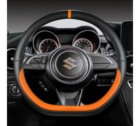 Coprivolante 38 cm pelle microfibra a D per Suzuki Swift 2017-2022 antiscivolo