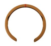 Coprivolante ABS per auto protettivo 14,96\" marrone rosso 1 pz