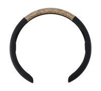 Coprivolante ABS Protezione Volante Auto 38cm Beige Mogano 1 Pz