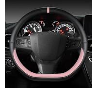 Coprivolante Antiscivolo a Forma di D da 38 cm per Auto, Compatibile con Citroen C3 C3-XR 2015-2019 e C4 2016-2019, Colore Rosa.