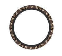 Coprivolante antiscivolo con motivo rustico Lodge Bear, misura universale, 38,1 cm, migliora il comfort di guida e la sicurezza.