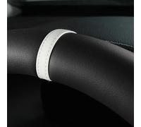 Coprivolante antiscivolo Coprivolante Auto Microfibra E Pelle A Forma D 38 Cm Per Suzuki Per Swift 2017 2018 2019 2020 2021 2022 Sport(Tutto nero)