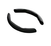 Coprivolante Antiscivolo Coprivolante In Pelle Scamosciata Coprimanubrio Antiscivolo Antisudore Universale Protettivo(Black 2pcs)