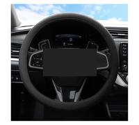 Coprivolante Antiscivolo Coprivolante In Silicone Per Auto Universale Estivo Elastico Con Trama Morbida Multicolore Decorazione Per Auto Coprivolante Per Auto(BLACK)