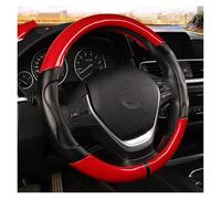 Coprivolante Antiscivolo Coprivolante Per Auto Antiscivolo In Morbida Pelle E Fibra Di Carbonio Universale Taglia M Adatto Volante Standard Da 37-38 Cm Coprivolante Per Auto(Red)