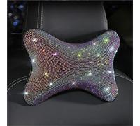 Coprivolante Antiscivolo Diamond Car Cintura Sicurezza Imbottiture Spalla Copertura Freno A Mano Set Copri Volante Automatico Per Le Signore Bling Bling Accessori Per Auto Copri Volante(D)