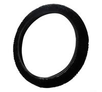 Coprivolante antiscivolo in peluche da 38,1 cm, adatto per la maggior parte delle auto, con bordo elastico, per tutte le stagioni, comfort (nero)