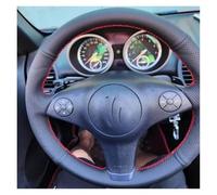 Coprivolante Antiscivolo Per Benz Classe C C180 C200 C350 C300 CLS280 300 350 500 GLK300 2008-2010 Coprivolante Per Auto A Copertura Totale Intrecciato Coprivolante Per Auto(Red thread1)