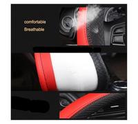 Coprivolante Antiscivolo Per BMW E39 E46 E60 E87 E90 F10 F20 Per X1 Per X2 Per X3 Per X4 Per X5 Per X6 Coprivolante In Pelle PU Per Auto Accessori Interni Coprivolante Per Auto(Black and coffee)