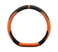 Coprivolante Antiscivolo Per Dongfeng Per AEOLUS Per Shine Per Max Per Yixuan Per GS Per Haoji 2022 2023 2024 Car Styling Auto Pelle Scamosciata Pu Coprivolante Per Auto(Black Orange)