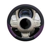 Coprivolante Antiscivolo Per Fiat 500 Auto Accessories Coprivolante In Pelle PU Antiscivolo Coprivolante Per Auto(PURPLE)