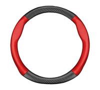 Coprivolante Antiscivolo Per Hyundai Per I10 Per I20 Per I30 Per I40 Per Ix25 Per Ix35 Per Ix55 Accessori Per La Copertura Del Volante Dell'auto Coprivolante(Round red carbon)