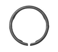 Coprivolante antiscivolo Per Jaguar Per E-PACE Per F-PACE Per F-TYPE Per I-PACE XE XF XK XJ XJ XEL XFL Coperchino Volante Auto Fibra Carbonio Suede(Carbon fiber ash-O)