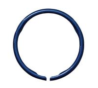 Coprivolante antiscivolo Per Jaguar Per E-PACE Per F-PACE Per F-TYPE Per I-PACE XE XF XK XJ XJ XEL XFL Coperchino Volante Auto Fibra Carbonio Suede(Carbon fiber blue-O)