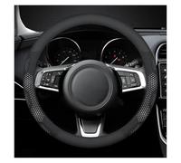 Coprivolante antiscivolo Per Jaguar Per E-Pace Per F-Pace Per F-Type Xe Xf Xk Xfr Xj Xel Xfl Coperchino Volante Auto Fibra Carbonio Pelle Camoscio(O Pelle Bianca)