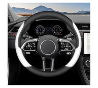 Coprivolante antiscivolo Per Jaguar XJ XF XE Per E-pace Per F-pace Per X-type XK Per I-pace Per S-type X350 Coperruzione Del Volante(In bianco e nero)