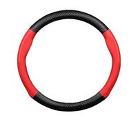 Coprivolante Antiscivolo Per Mazda 3 5 6 SKYACTIV Axela Atenza CX30 CX5 CX8 CX9 MX5 RX8 RX7 BT50 Coprivolante In Pelle E Fibra Di Carbonio Accessori Coprivolante Per Auto(Red)