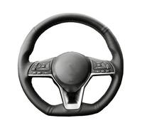 Coprivolante Antiscivolo Per Nissan Per Kicks Per X-TRAIL Per March Per Rogue Per Qashqai Per Serena Coprivolante Per Auto In Pelle Antiscivolo Intrecciata Coprivolante Per Auto(Red Thread)