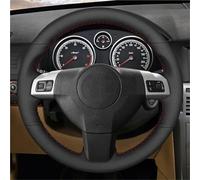Coprivolante Antiscivolo Per Opel Per Astra H Per Zaflra B Per Signum Per Vectra C Per Vauxhall Holden Per Astra 2004-2009 Coprivolante Per Auto Ecopelle Nera Copri Volante(Yellow Thread)