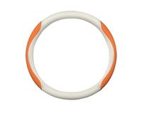 Coprivolante Antiscivolo Per Volvo Per C70 Per S40 Per S60 Per S80 Per S90 Per V40 Per V50 Per V60 Per V70 Coprivolante Per Auto In Pelle E Fibra Di Carbonio Coprivolante Per Auto(Embossed Orange)