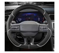 Coprivolante Antiscivolo Protettivo da 38 cm Tipo D per Auto, Compatibile con Fiesta ST 2019, Focus ST 2019-2020 e Escort, Colore Bianco.