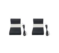 Coprivolante Auto 1/2PCS 36cm/40cm Coprivolante per auto Morbido PU Treccia con filo dell'ago Automobili Volante Interni auto