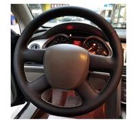 Coprivolante Auto A4 B7 B8 A6 C6 2004-2011 Q7 2005 2006 2007 2008 2009 2010 2011 FAI DA TE Copertura Volante Dell'automobile Wrap treccia di Pelle Artificiale Coprivolanti(Red Thread)