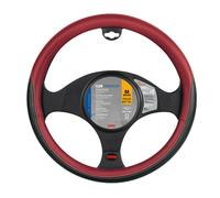 COPRIVOLANTE AUTO CLUB PREMIUM DIAMETRO DA 37 A 39 CM OTTIMA PRESA NERO ROSSO