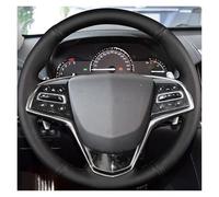 Coprivolante Auto Copertura Intrecciata Per Volante Auto Per Cadillac ATS ATS-L 2013-2019 Per CTS 2014-2017 Per ELR 2014-2018 Accessori Per Auto(Orange Thread)