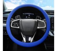 Coprivolante Auto Copertura Universale In Silicone Maniglia Copertura Protettiva In Silicone Interni La Messa Punto Fai Te Copertura Volante Auto(Deep Blue)
