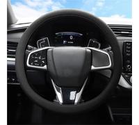 Coprivolante Auto Copertura Universale In Silicone Maniglia Copertura Protettiva In Silicone Interni La Messa Punto Fai Te Copertura Volante Auto(Black)