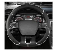Coprivolante Auto Copri Coprivolante Per Auto Per Citroen Per C3 Per Volante Tipo D 2009-2021 Coprivolante(White)