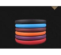 Coprivolante Auto Coprivolante Colorato Antiscivolo E Resistente Al Sudore In Pelle PU Universale 14.5-15" Adatto Per La Maggior Parte Delle Auto Custodia Volante Auto(Black Orange)