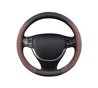 Coprivolante Auto Coprivolante In Materiale sintetico Traforata, Comodo, Traspirante E Resistente All'usura, Adatto Per Volanti Da 14,5-15 Pollici Copri Volante(Brown)