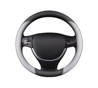Coprivolante Auto Coprivolante In Materiale sintetico Traforata, Comodo, Traspirante E Resistente All'usura, Adatto Per Volanti Da 14,5-15 Pollici Copri Volante(Gray)