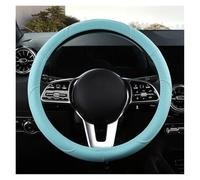 coprivolante auto Coprivolante In Pelle Antiscivolo Auto Stile Moda Protettivo Universale 38 Cm(BLU-1)