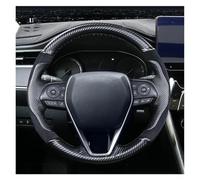 Coprivolante Auto Coprivolante In Pelle Nera E Rossa Cucito A Mano Per Toyota Per Avalon Per Camry Per Crown 2018-2019 Per Corolla 2018-2020 Copertura Volante(Red Blue)