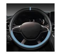Coprivolante Auto Coprivolante In Pelle PU Per Accessori Auto Per Sandero Per Stepway Per Crossover Per Dacia Per Spring Copertura Volante(Blu)