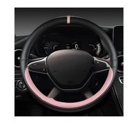 Coprivolante Auto Coprivolante In Pelle PU Per Dacia Per Spring Per Sandero Per Stepway Per Sandero Accessori Auto Copertura Volante(PINK)